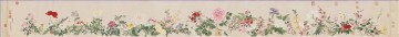  chinese - Qian weicheng flowers antique Chinese